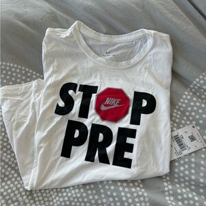 Nike Legendary Stop Pre Running Tee Shirt, M